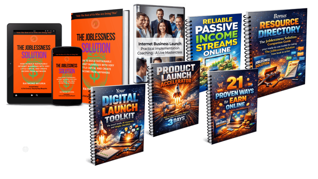 Digital marketing and online income tools for jobless individuals.